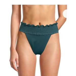 Agua Bendita Tessa Fera Smocked Bikini Bottom